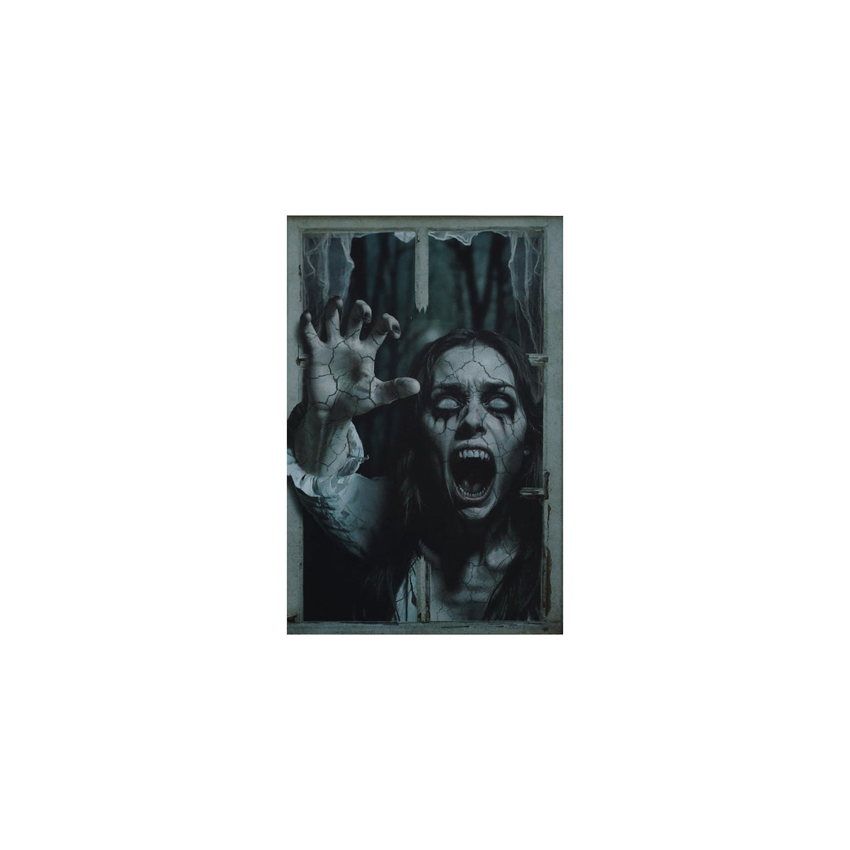 Raam gordijn zombie 80 x 120 cm Raam gordijn zombie 80 x 120 cm