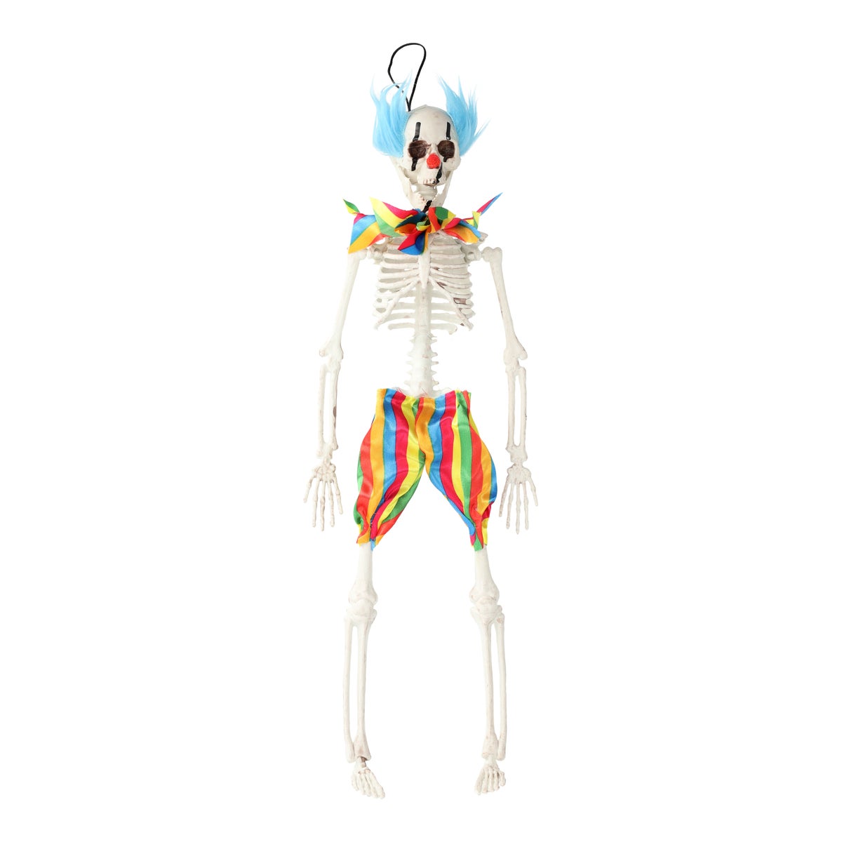 Hangend Skelet van Clown kleur 40 cm Hangend Skelet van Clown kleur 40 cm
