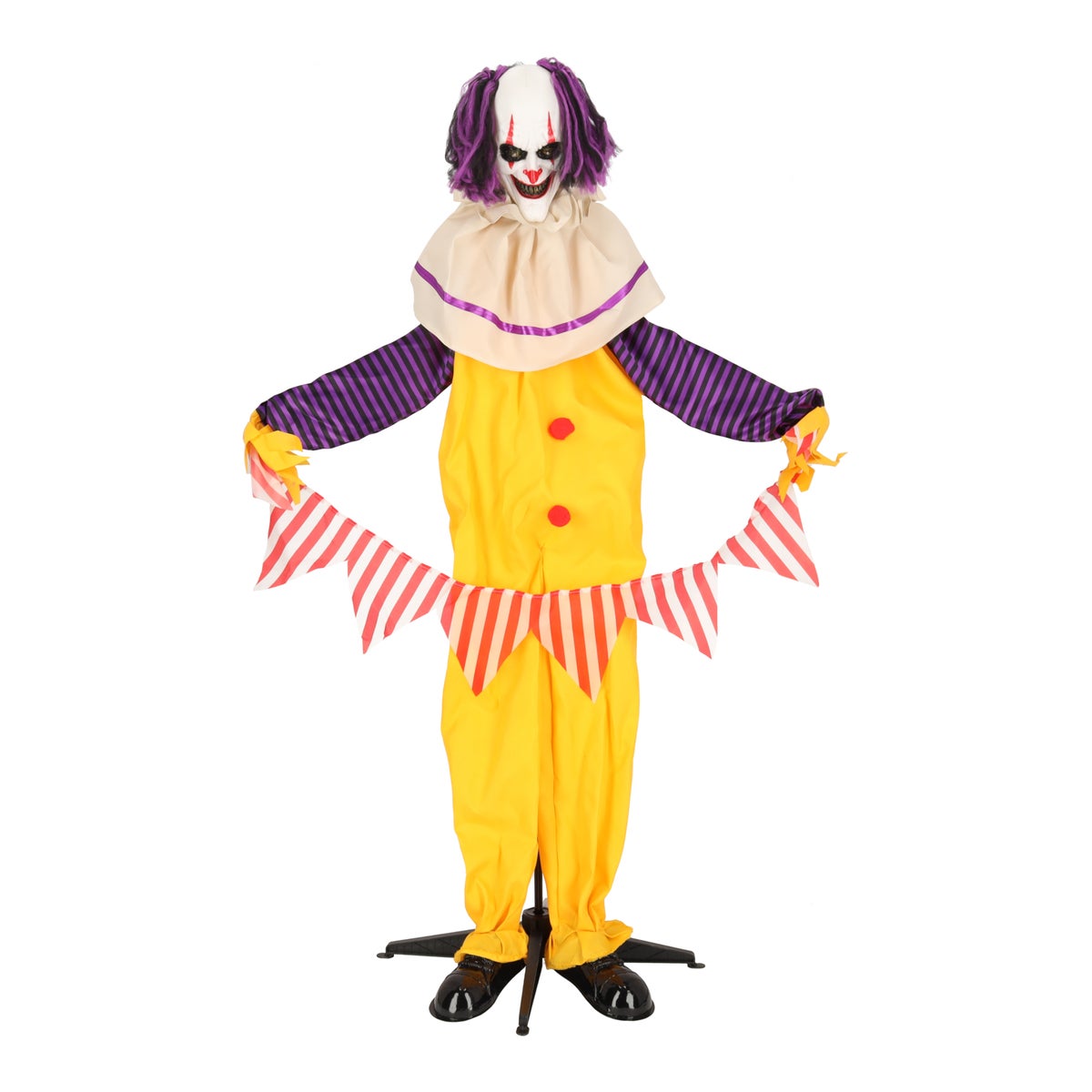 Clown met vlag 160 cm Clown met vlag 160 cm