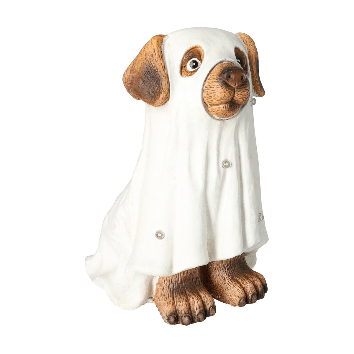 Spookhond wit led 31 cm Spookhond wit led 31 cm