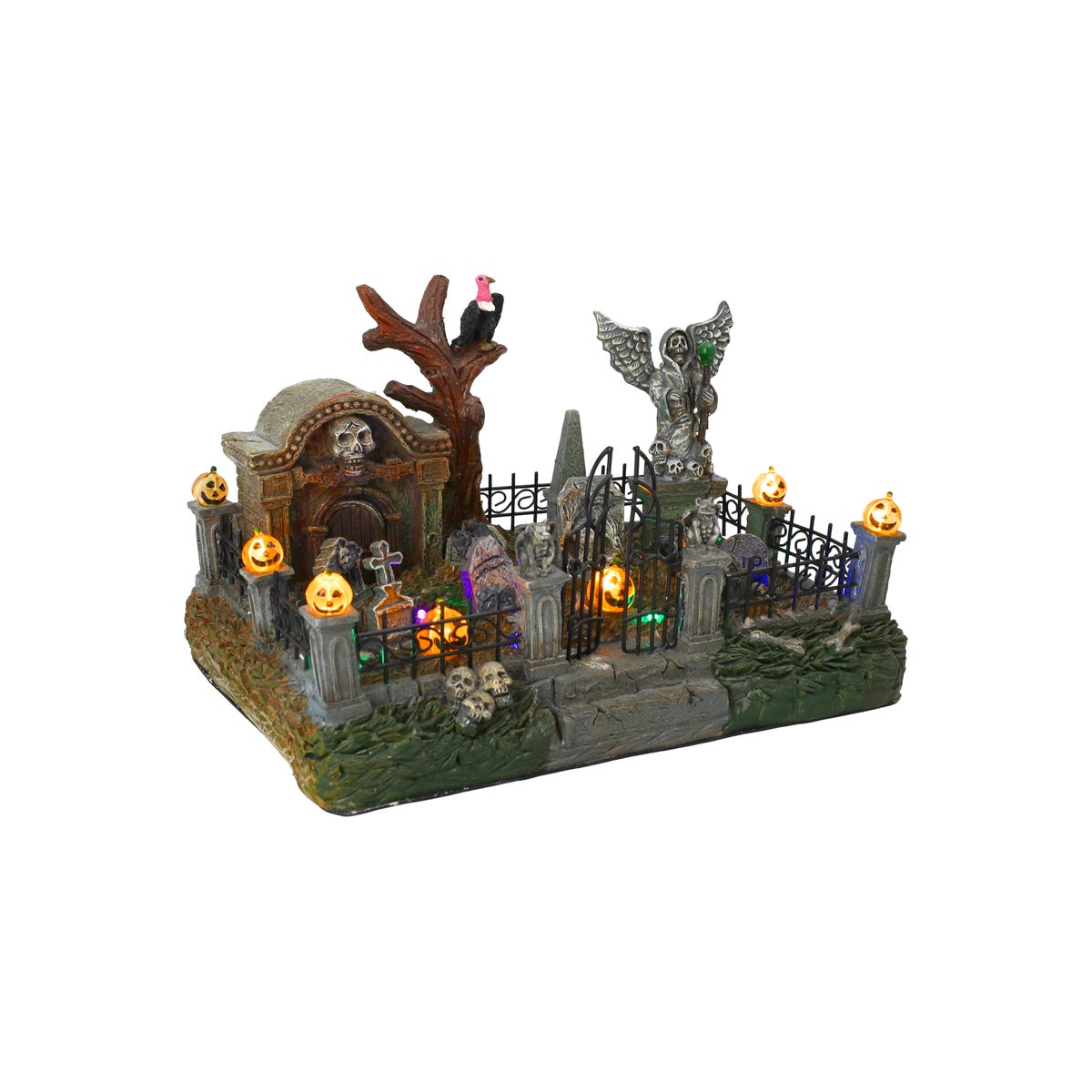 Begraafplaats Halloween 24 x 15 cm Begraafplaats Halloween 24 x 15 cm