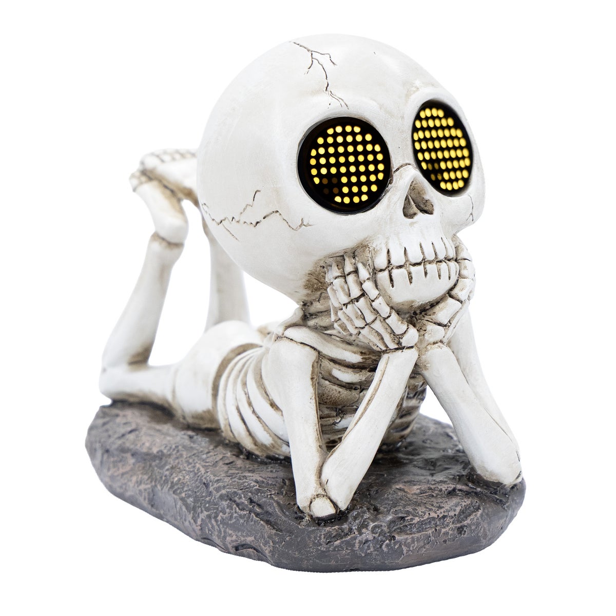 Beeld skelet met LED 15 cm Beeld skelet met LED 15 cm
