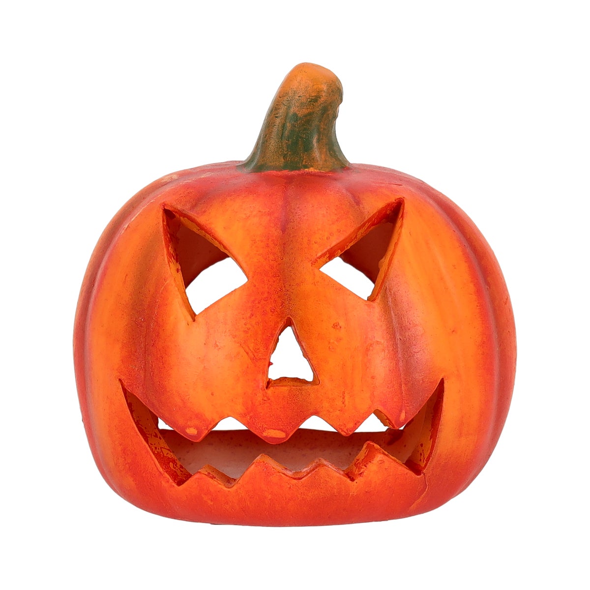 Halloween pompoen 10 cm oranje Halloween pompoen 10 cm oranje