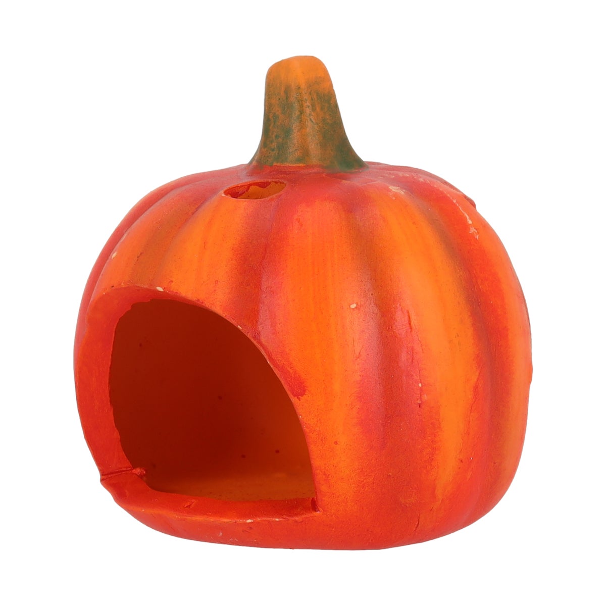 Halloween pompoen 10 cm oranje Halloween pompoen 10 cm oranje