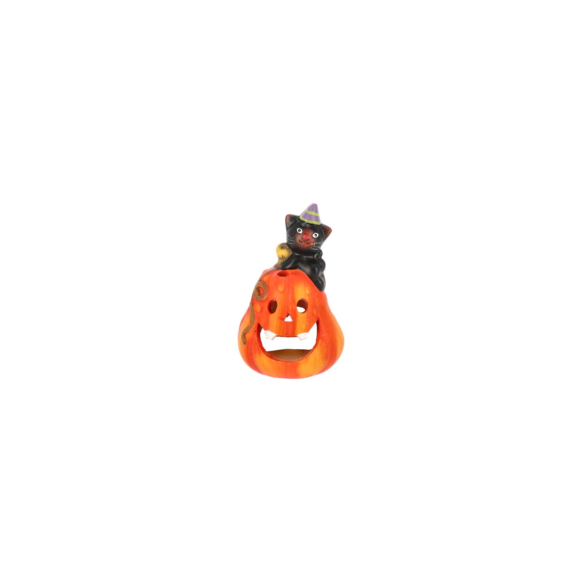 Theelichthouder pompoen Halloween Theelichthouder pompoen Halloween