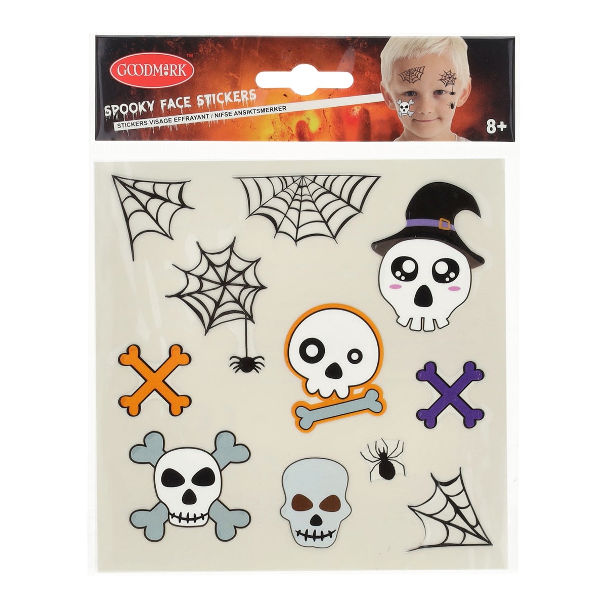Face sticker Halloween kid Face sticker Halloween kid