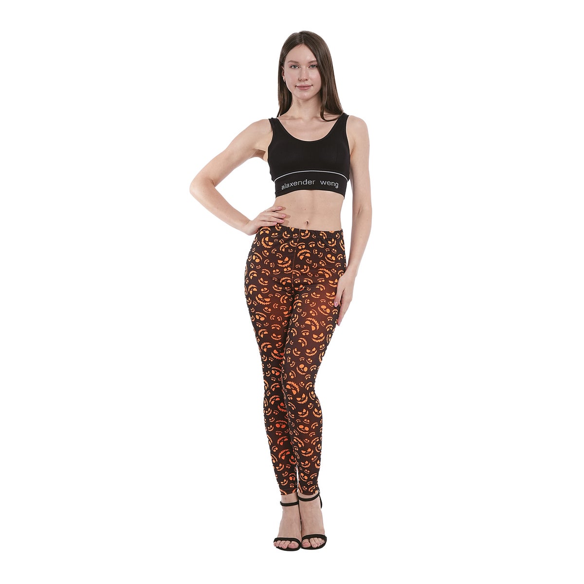 Legging pompoenen M/L Legging pompoenen M/L