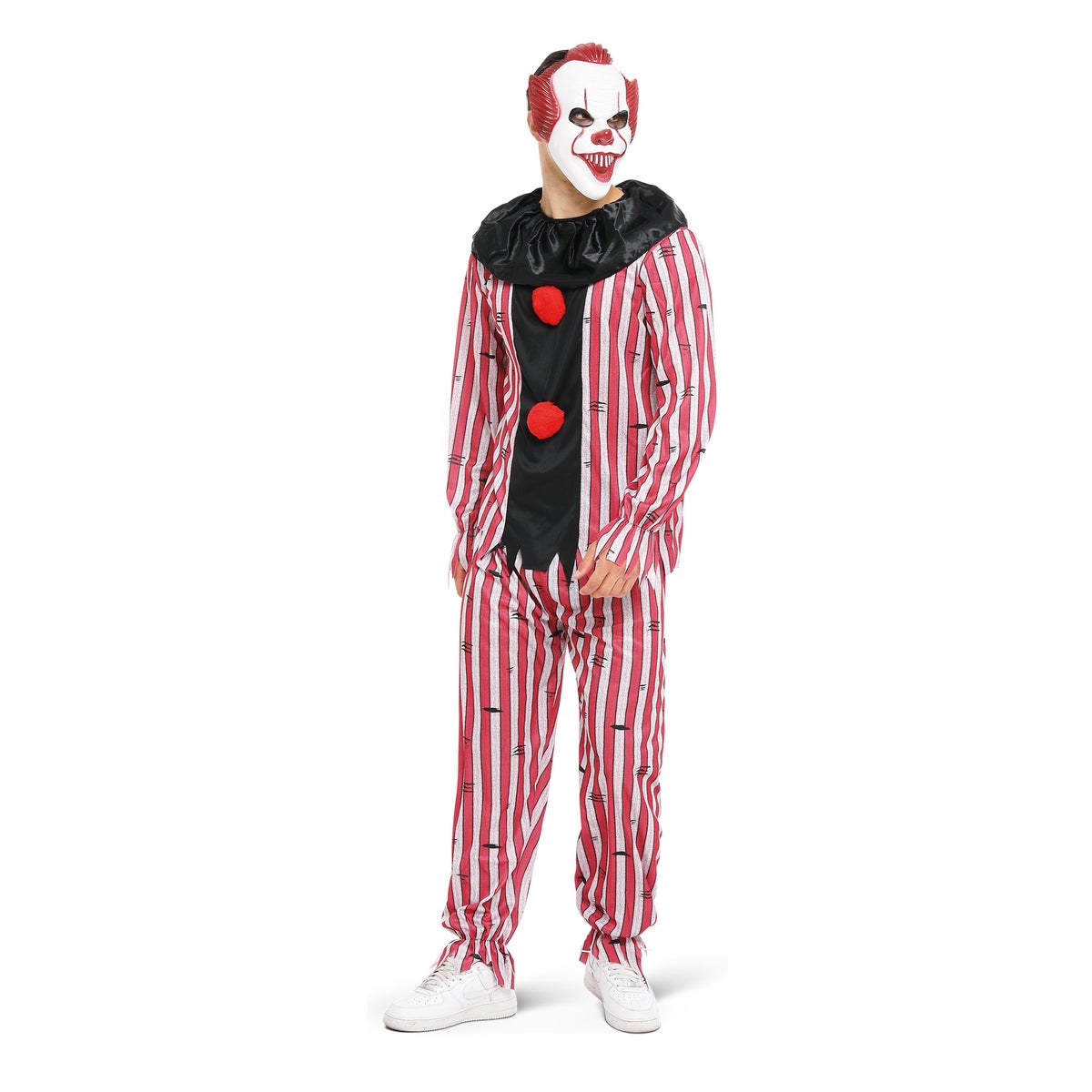 Kostuum clown streep S Kostuum clown streep S