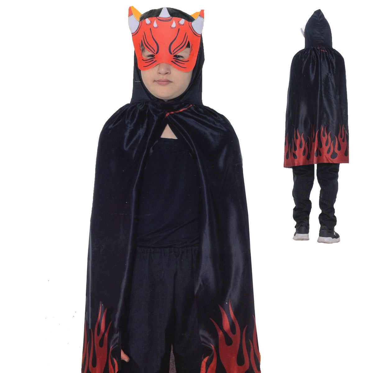Cape met masker Halloween kids Cape met masker Halloween kids
