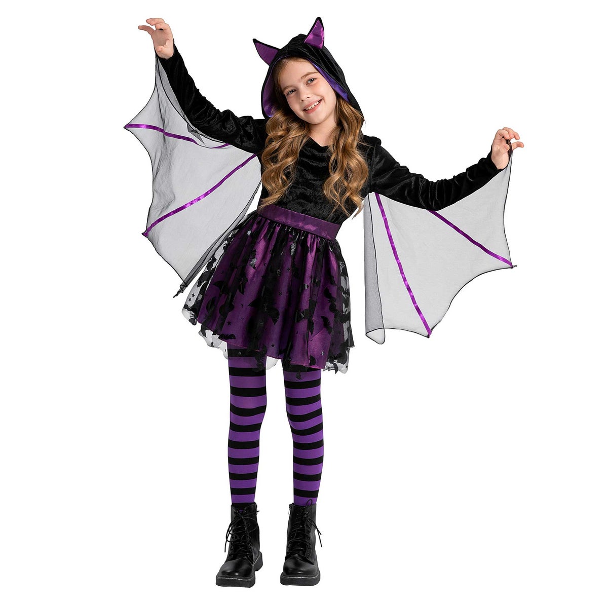 Jurk Vleermuis paars Jurk Vleermuis paars