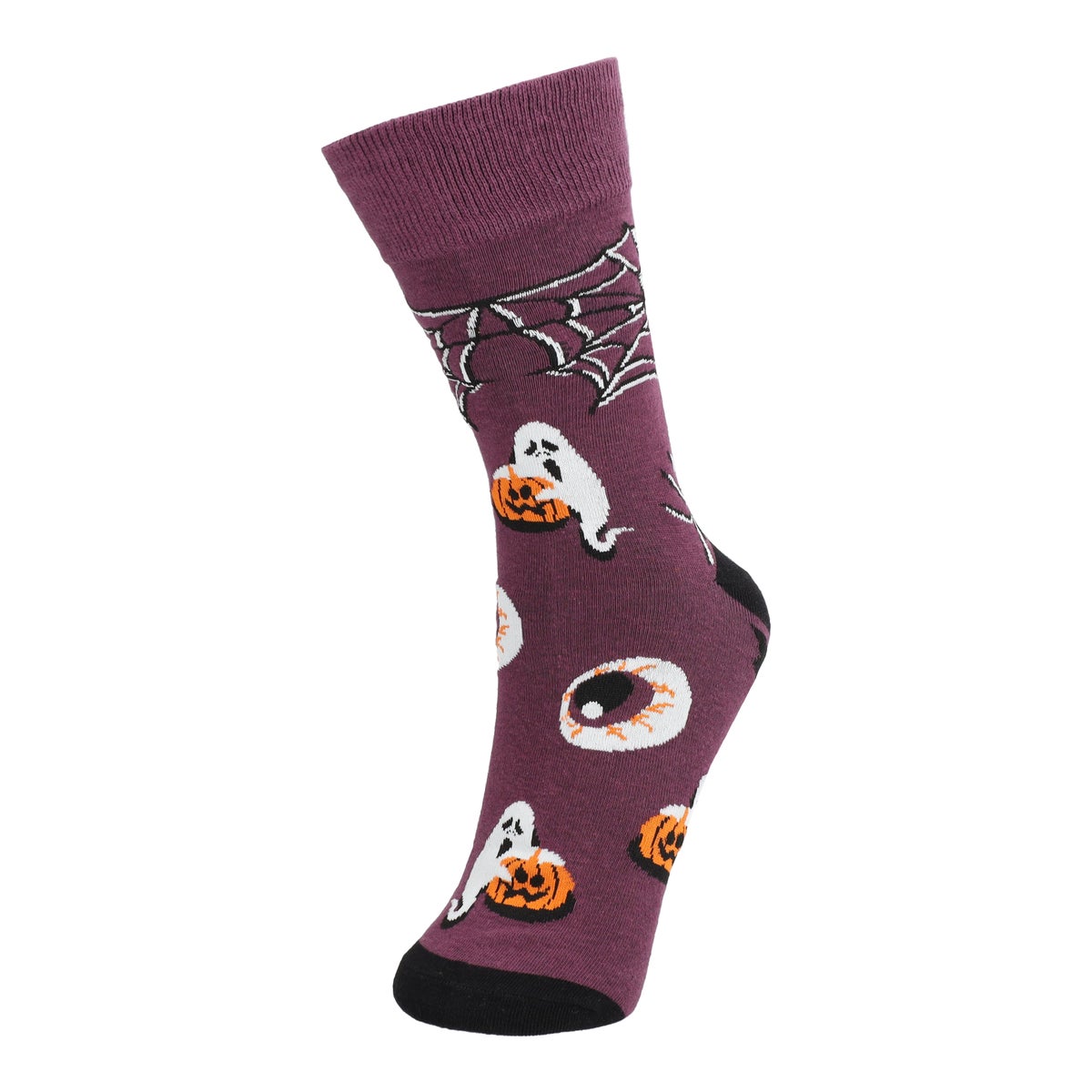 Halloweensokken paars 39-43 Halloweensokken paars 39-43