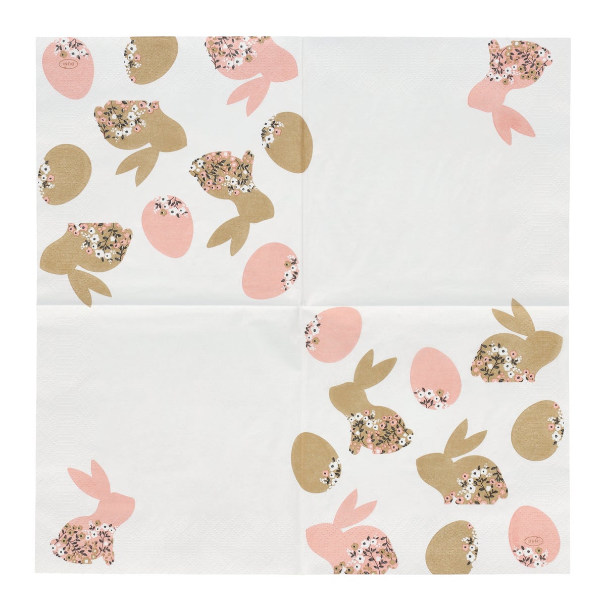 Servet 33 x 33 cm blooming bunnies 20 stuks Servet 33 x 33 cm blooming bunnies 20 stuks