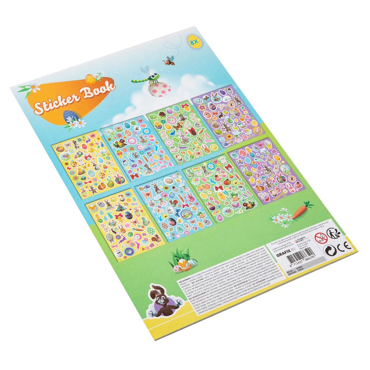 Stickerboek Pasen A4 8 pagina's Stickerboek Pasen A4 8 pagina's