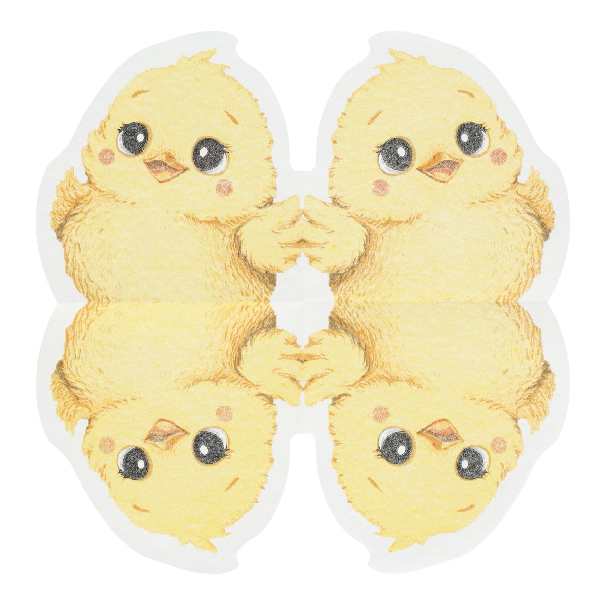 Servet Silhouettes ginger chicken 12 stuks Servet Silhouettes ginger chicken 12 stuks