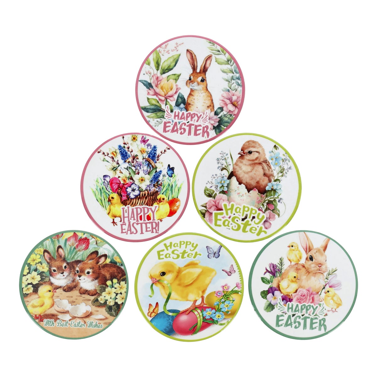 Onderzetter pasen 10 cm Onderzetter pasen 10 cm