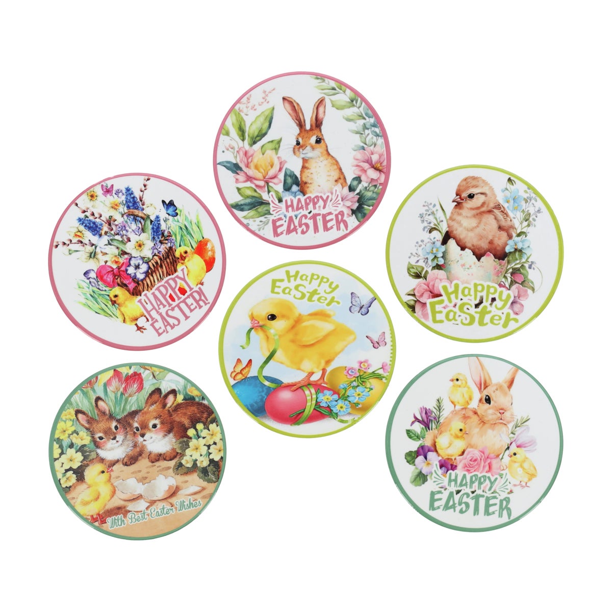 Onderzetter pasen 10cm Onderzetter pasen 10cm