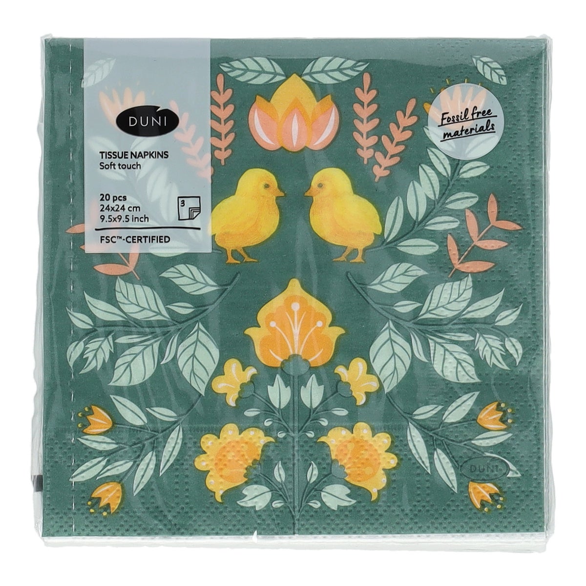 Servet 24 x 24 cm ornament easter 20 stuks Servet 24 x 24 cm ornament easter 20 stuks