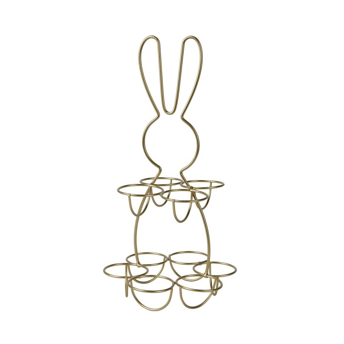 Eierhouder konijn goud 32 cm Eierhouder konijn goud 32 cm