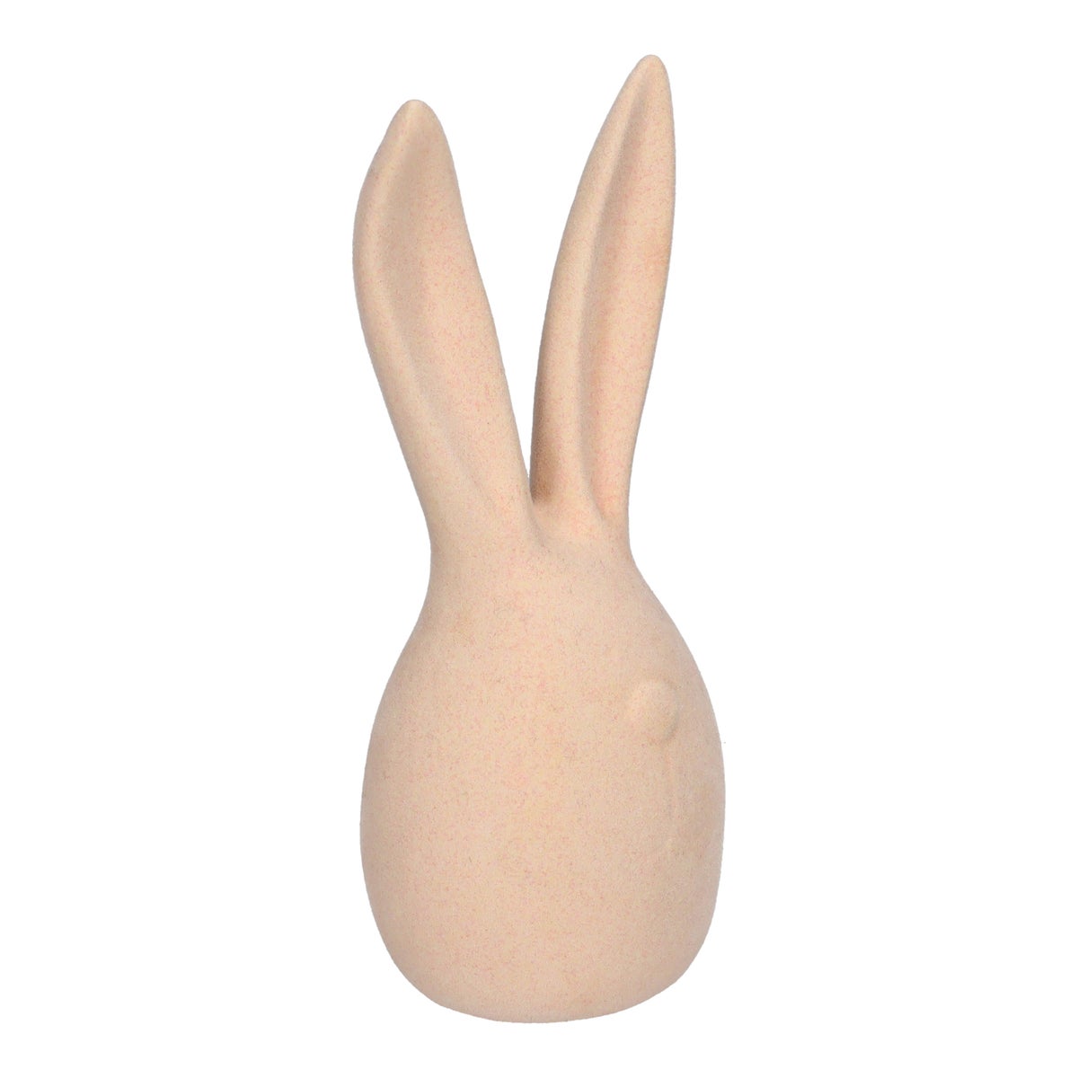 Konijn 16 cm flock roze Konijn 16 cm flock roze