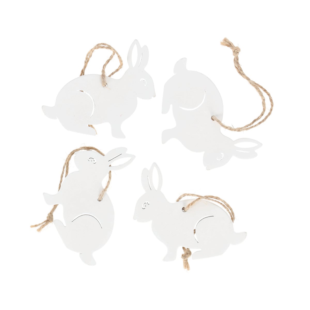 Hanger hout pasen 7 cm 4 stuks Hanger hout pasen 7 cm 4 stuks