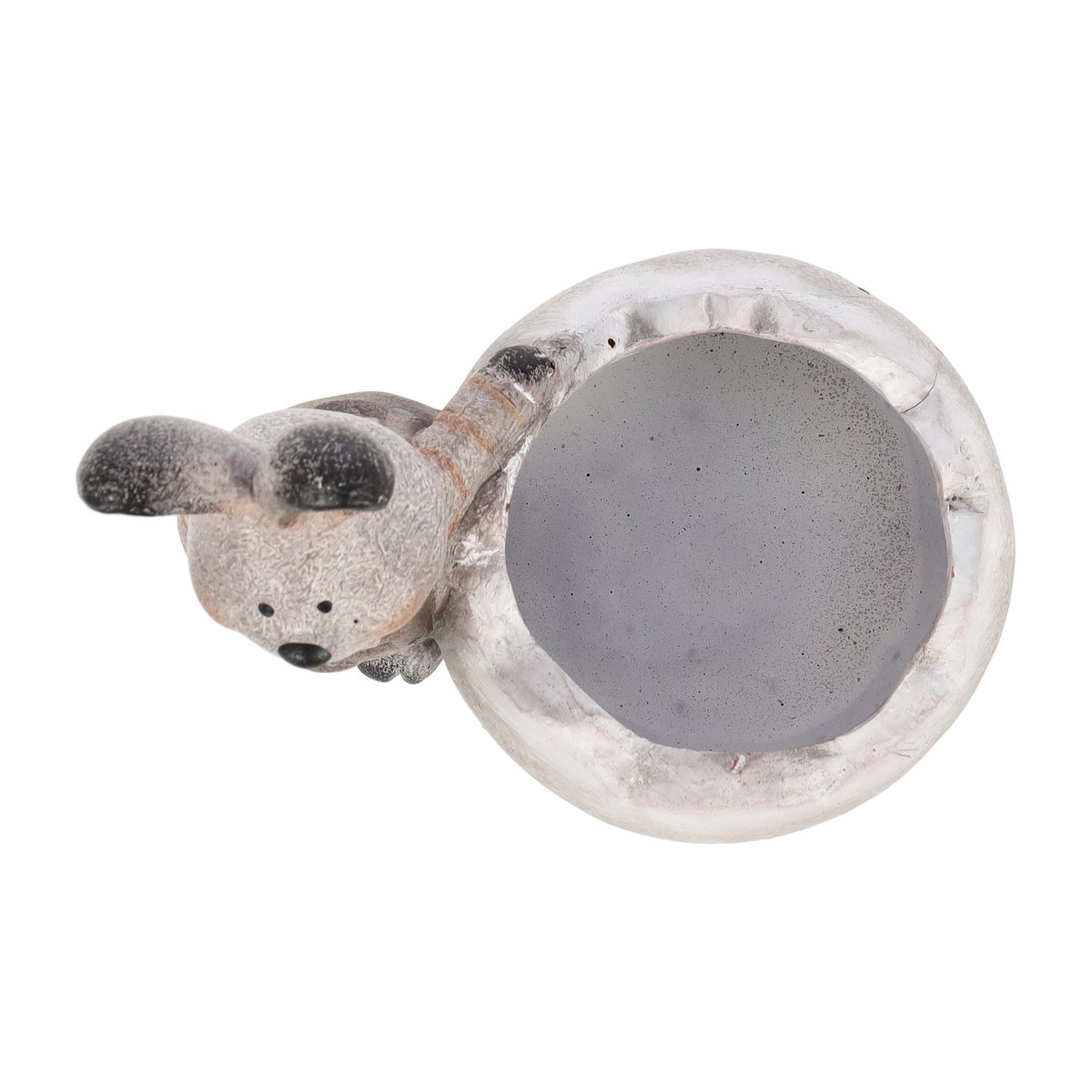 Staand konijn met pot 17cm 2 assorti Staand konijn met pot 17cm 2 assorti