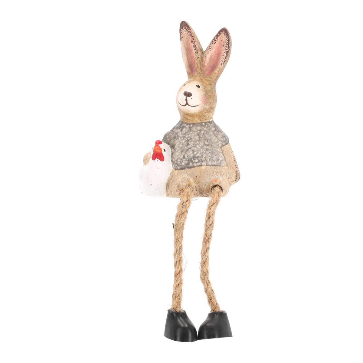 Konijn zittend 11cm 2 assorti Konijn zittend 11cm 2 assorti