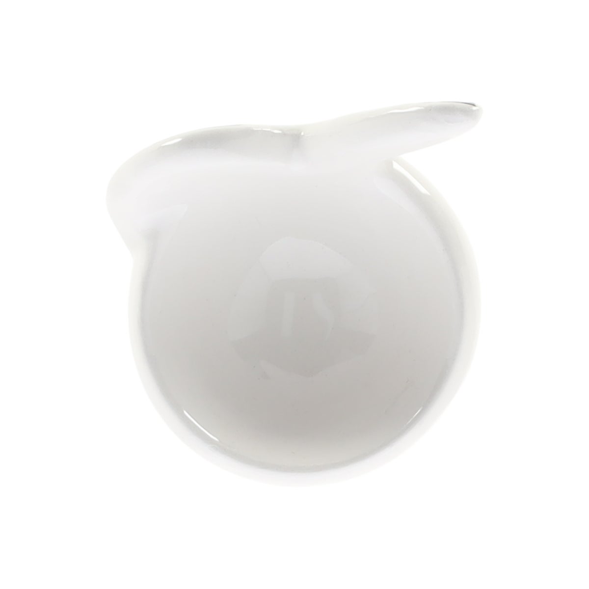 Eidop konijn wit zwart 5 x 9 cm Eidop konijn wit zwart 5 x 9 cm