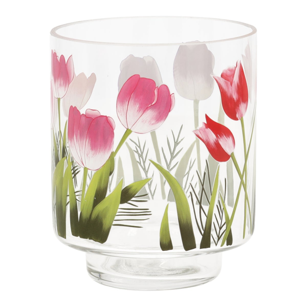 Theelicht glas tulp 11cm Theelicht glas tulp 11cm