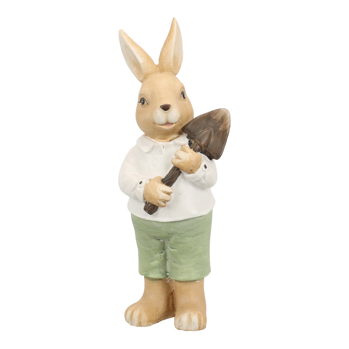 Konijn staand schep groen 23cm Konijn staand schep groen 23cm