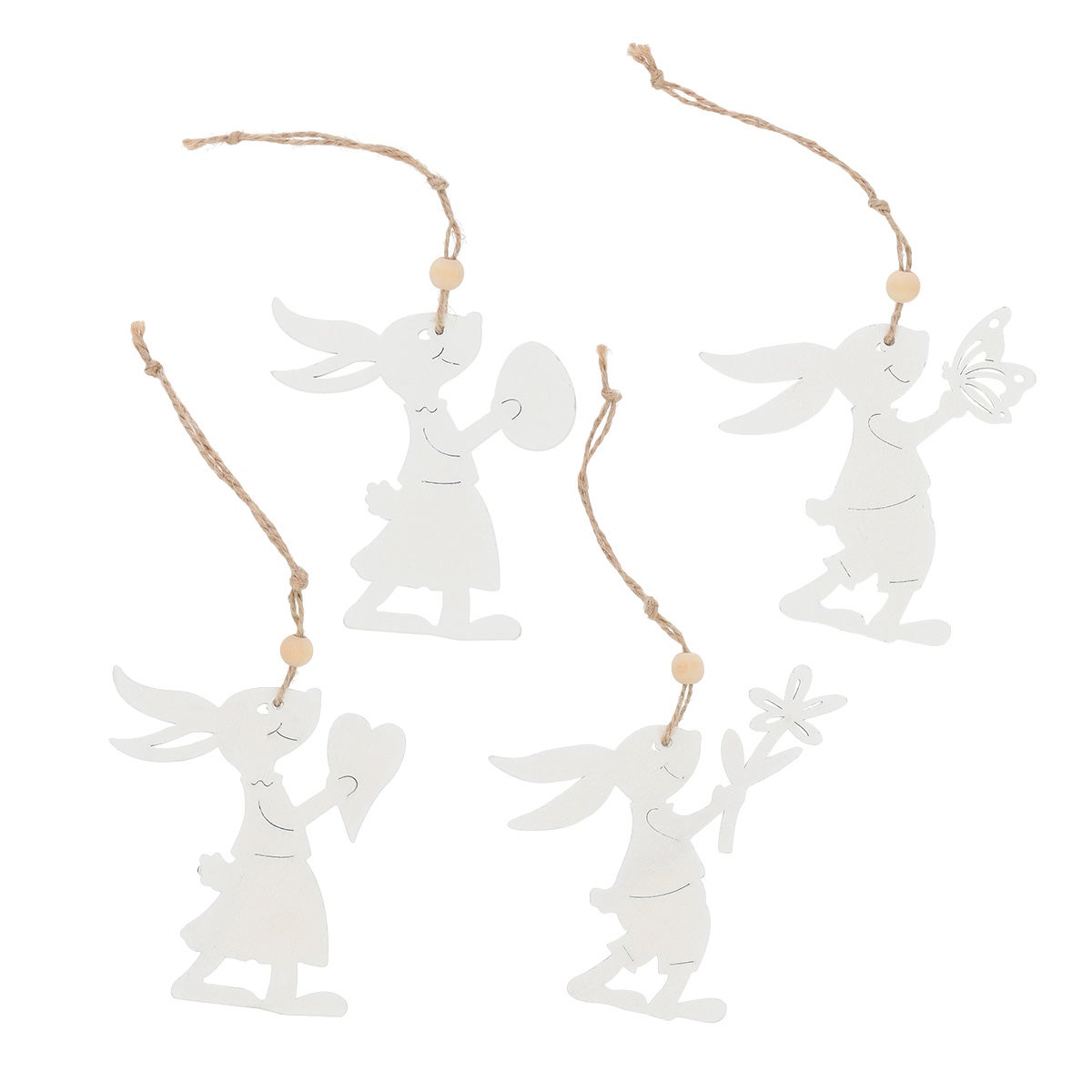 Hanger hout konijn 10 cm Hanger hout konijn 10 cm