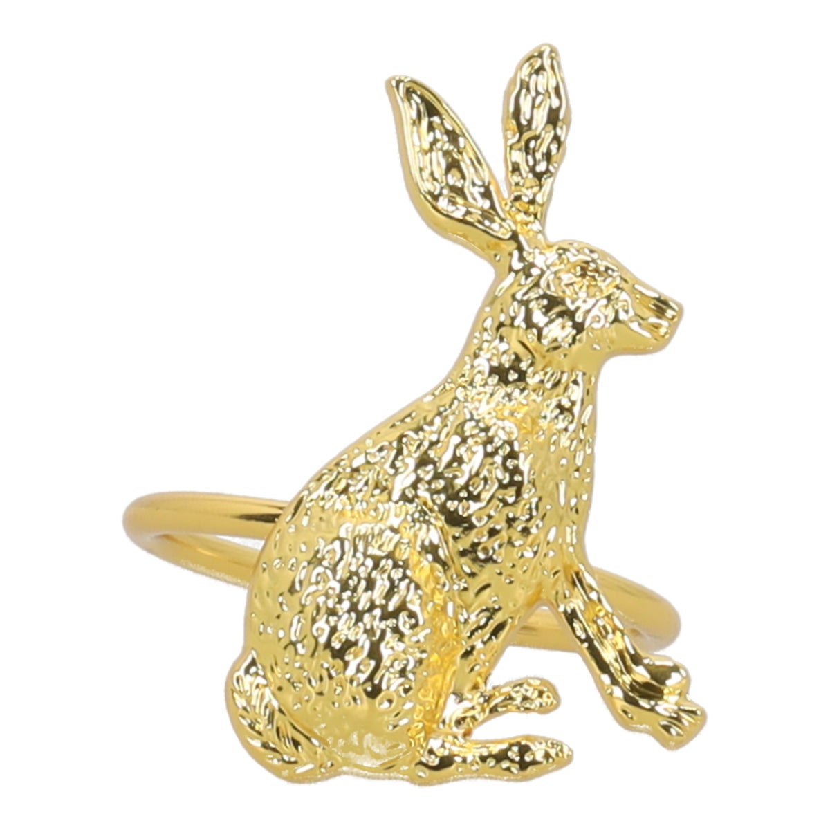 Servetring konijn goud Servetring konijn goud