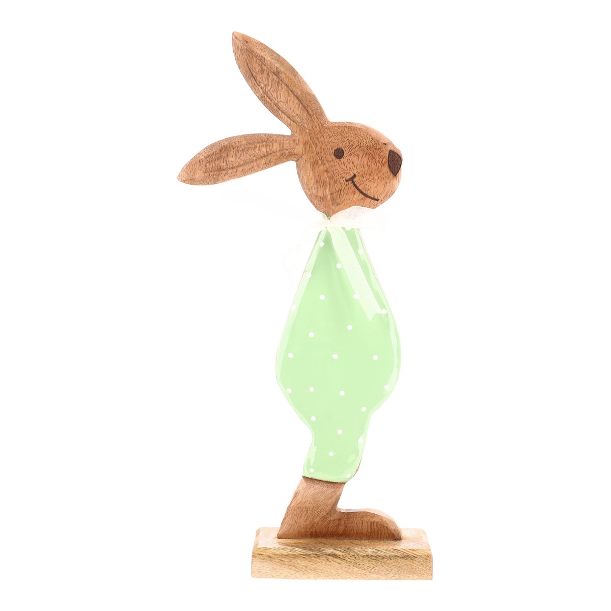 Konijn hout 33cm groen Konijn hout 33cm groen
