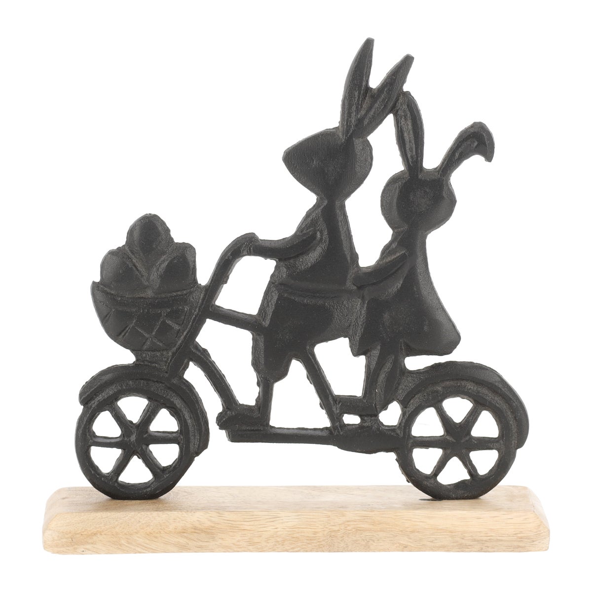 Konijn op fiets 21x20cm Konijn op fiets 21x20cm