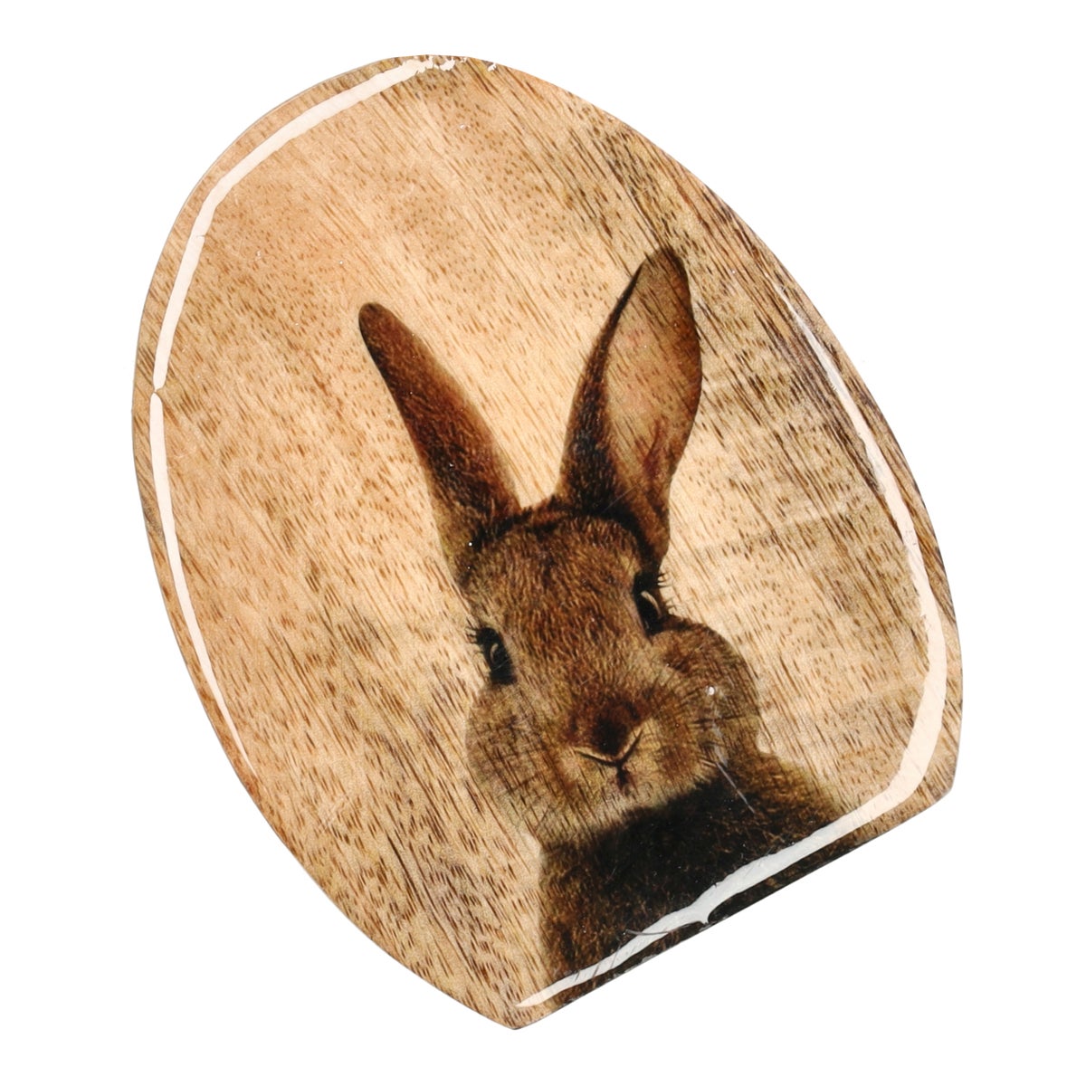 Ei hout konijn 15 cm Ei hout konijn 15 cm