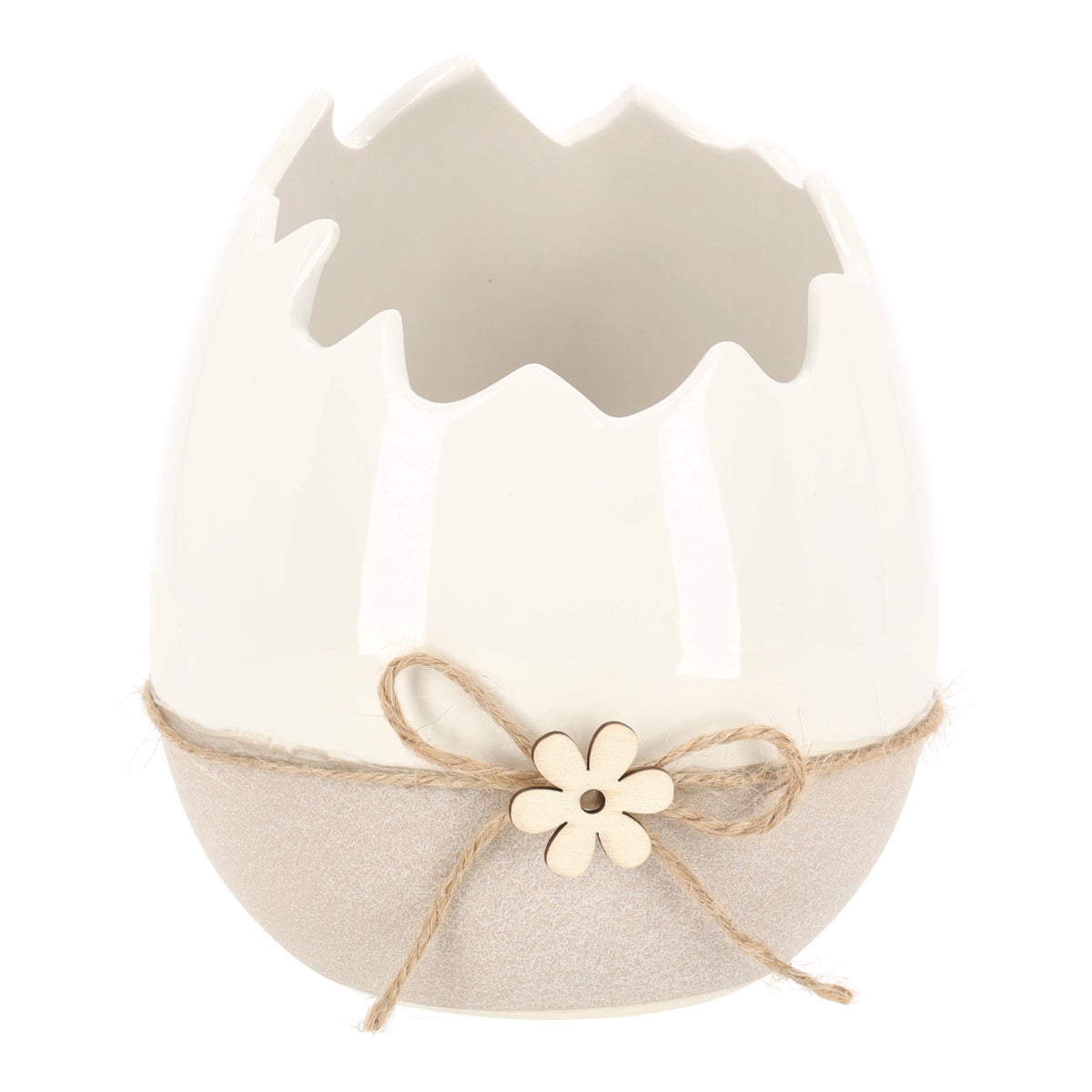 Ei wit grijs 15 cm Ei wit grijs 15 cm