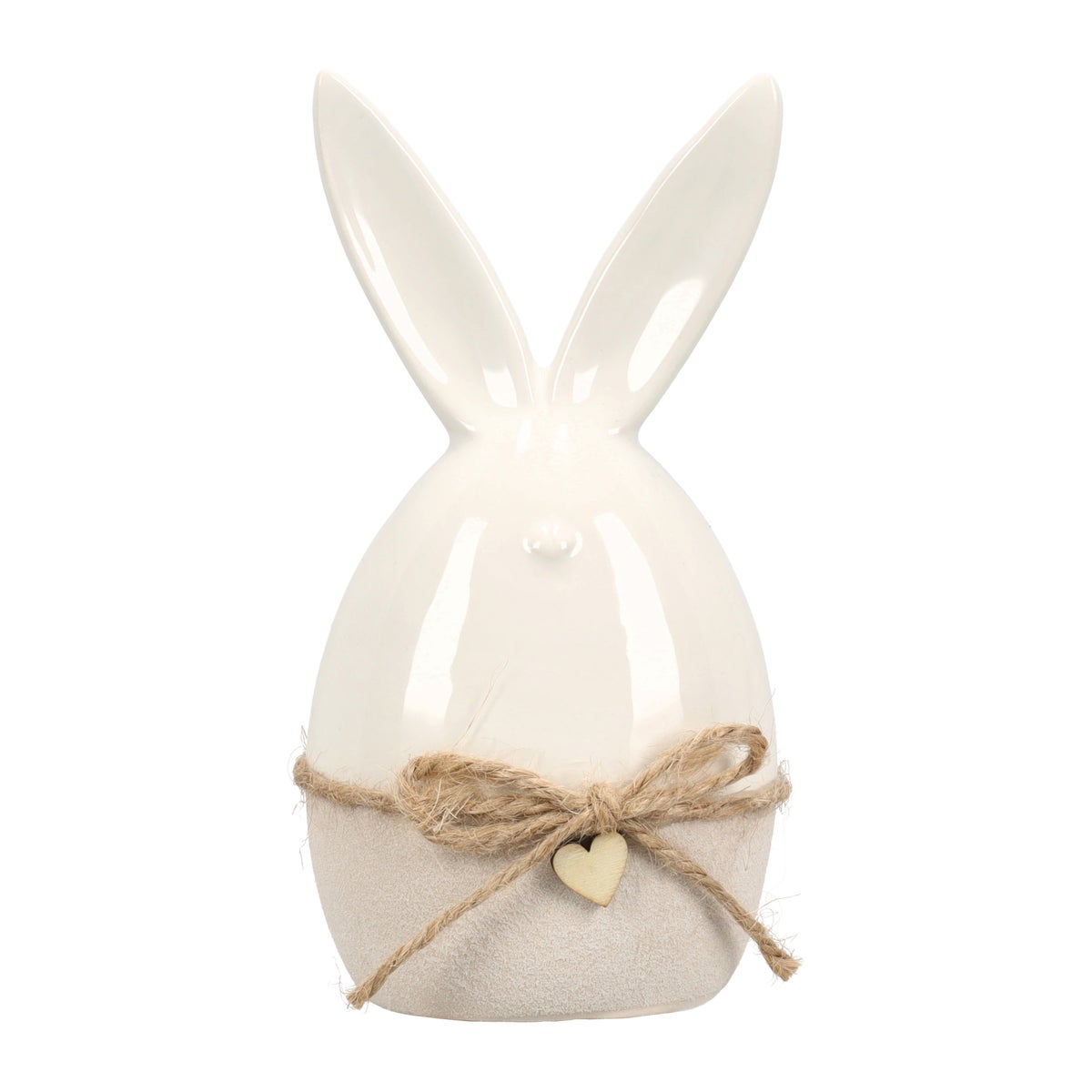 Konijn wit grijs 14cm Konijn wit grijs 14cm