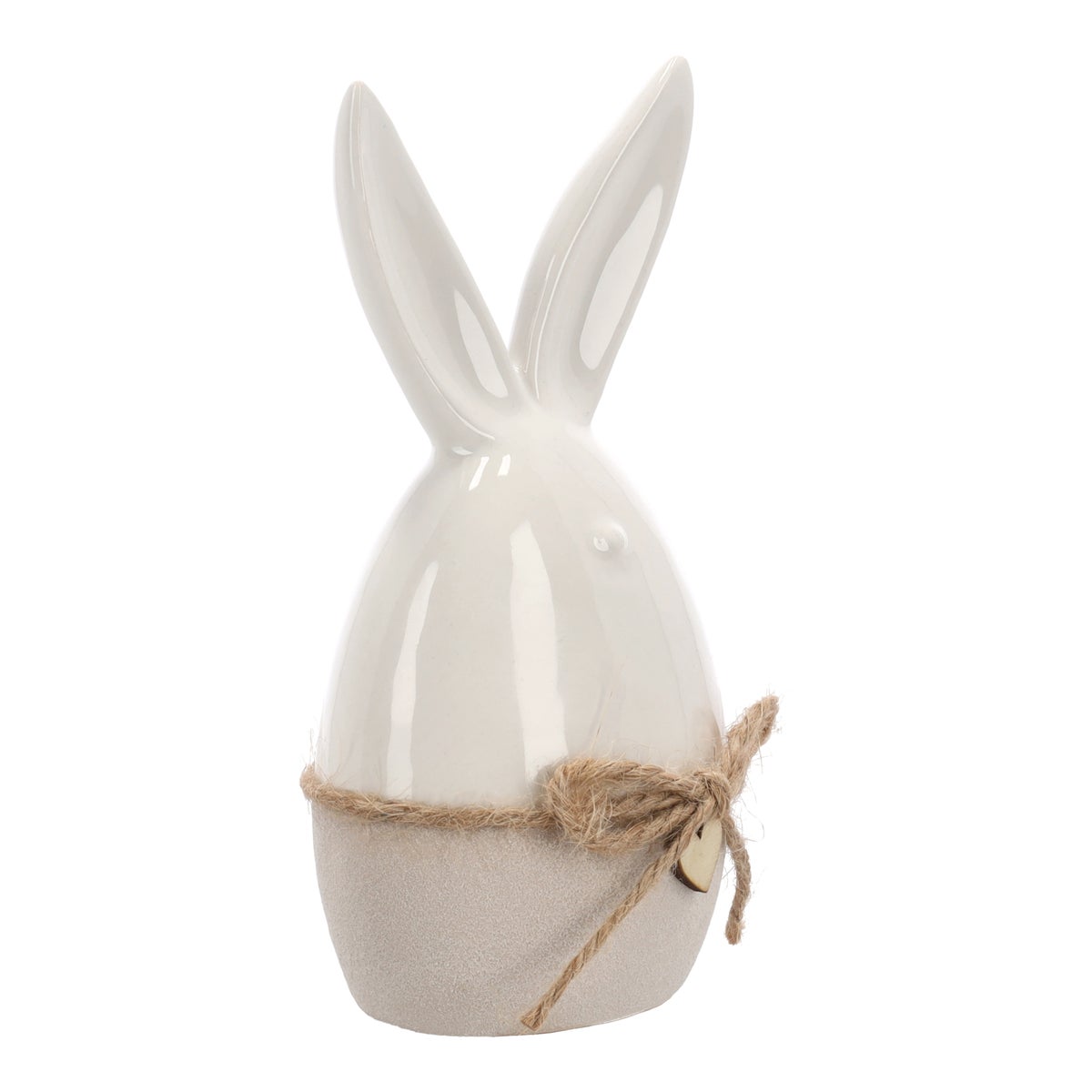 Konijn wit grijs 14cm Konijn wit grijs 14cm