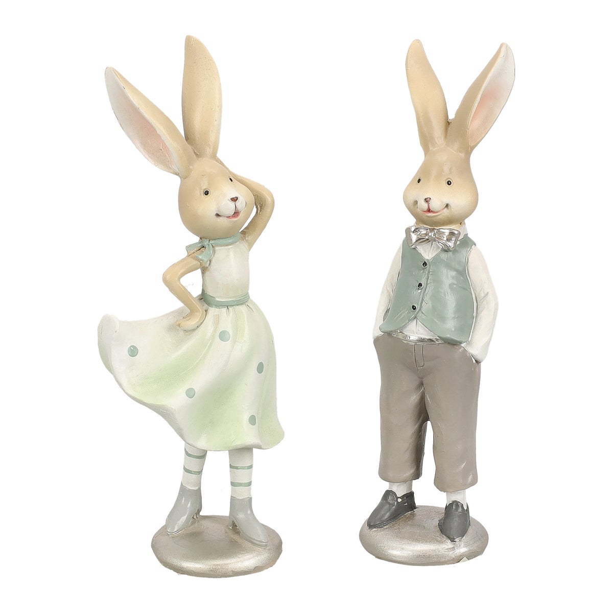 Konijn staand 22cm groen Konijn staand 22cm groen