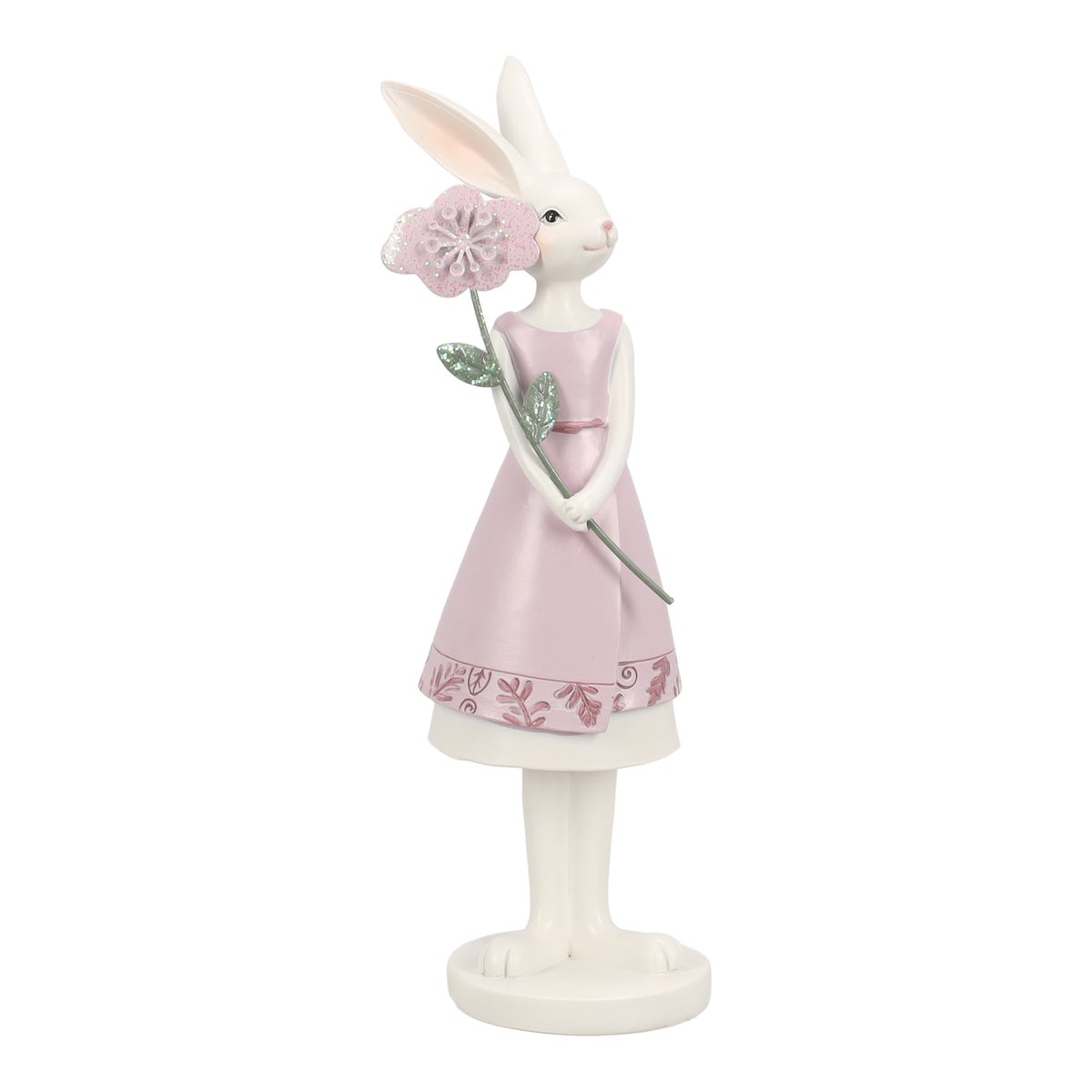 Beeld konijn roze 26 cm Beeld konijn roze 26 cm