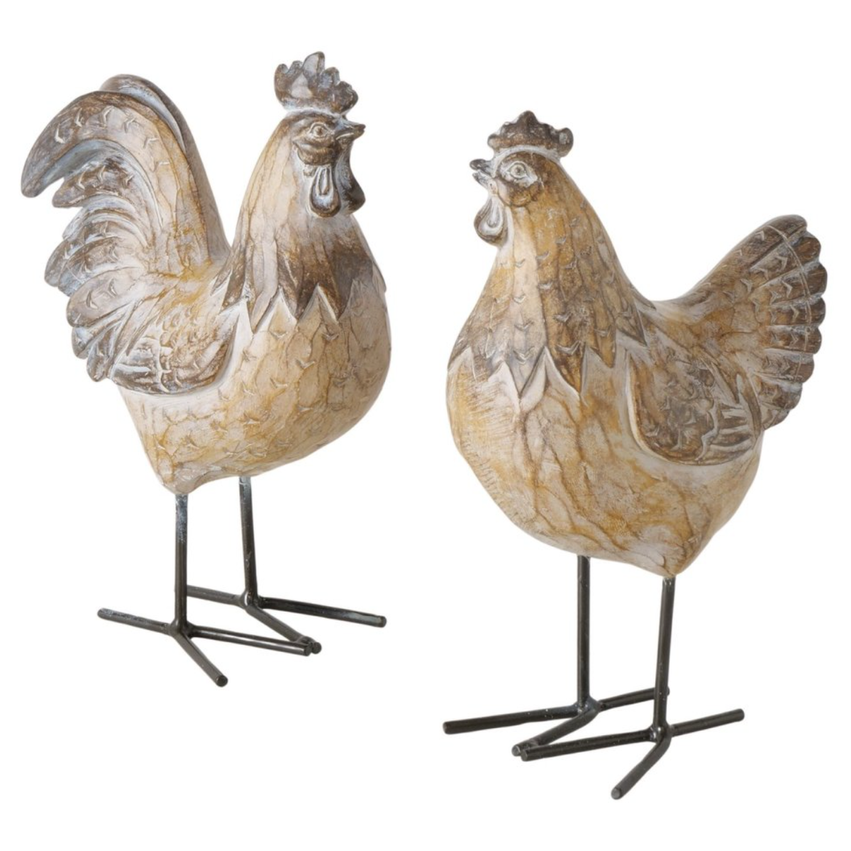 Beeld kip of haan Cokito 19 cm Beeld kip of haan Cokito 19 cm