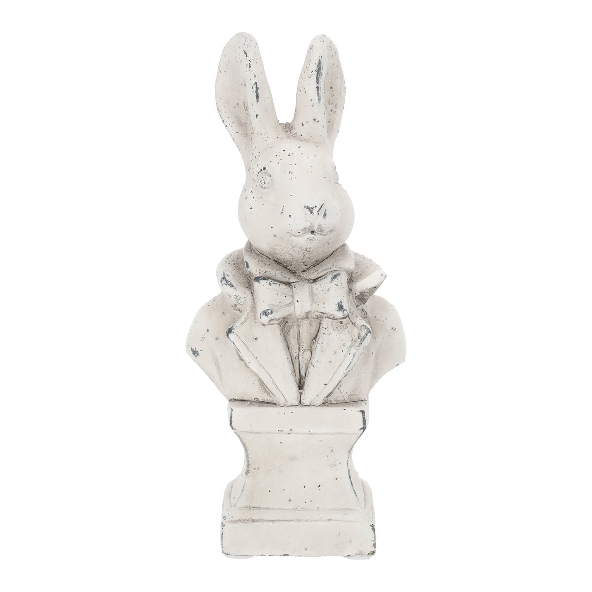Beeld buste konijn man 24 cm cement Beeld buste konijn man 24 cm cement