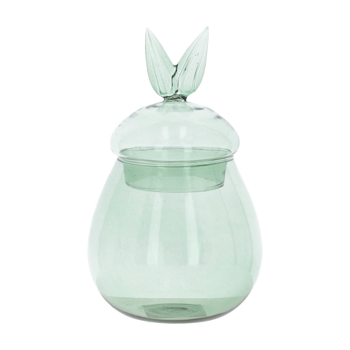 Pot glas konijn groen 15 cm Pot glas konijn groen 15 cm