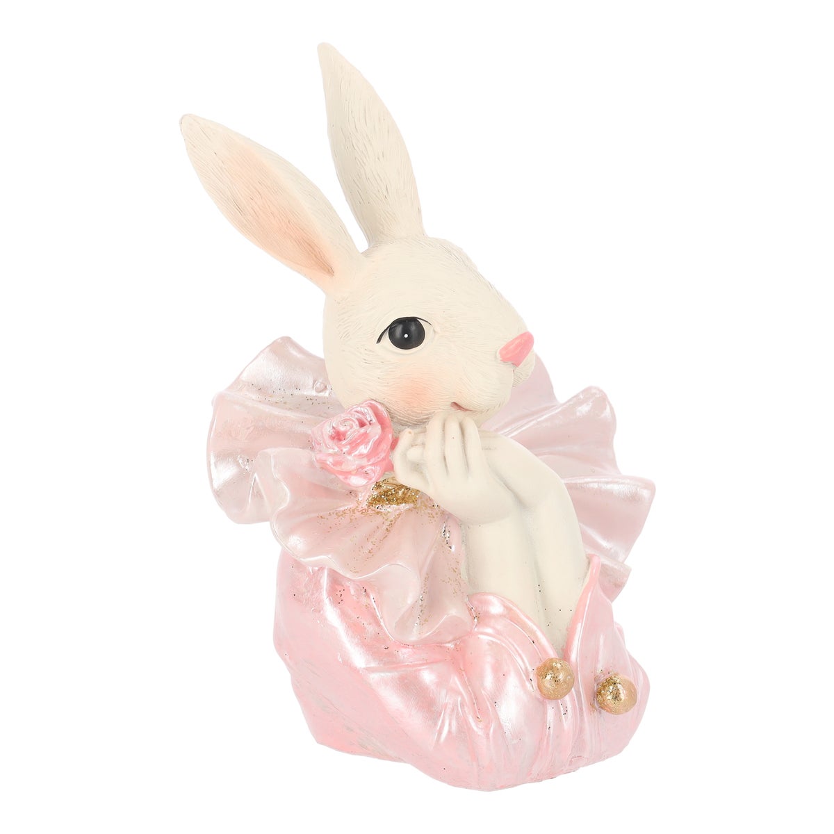 Beeld konijn roze 16 cm Beeld konijn roze 16 cm