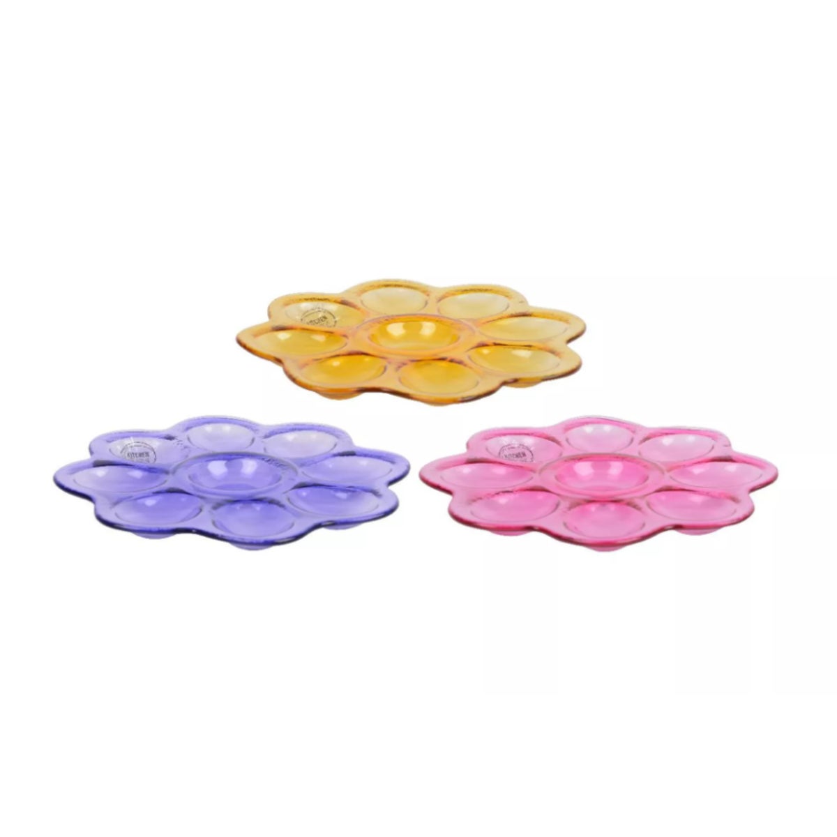 Eier serveerschaal glas 20 cm Eier serveerschaal glas 20 cm