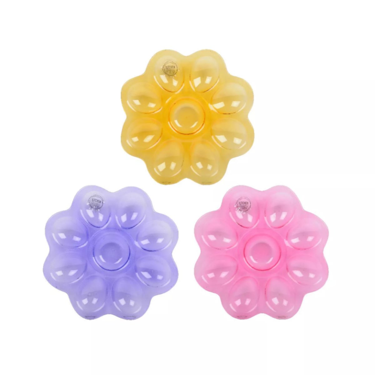 Eier serveerschaal glas 20 cm Eier serveerschaal glas 20 cm