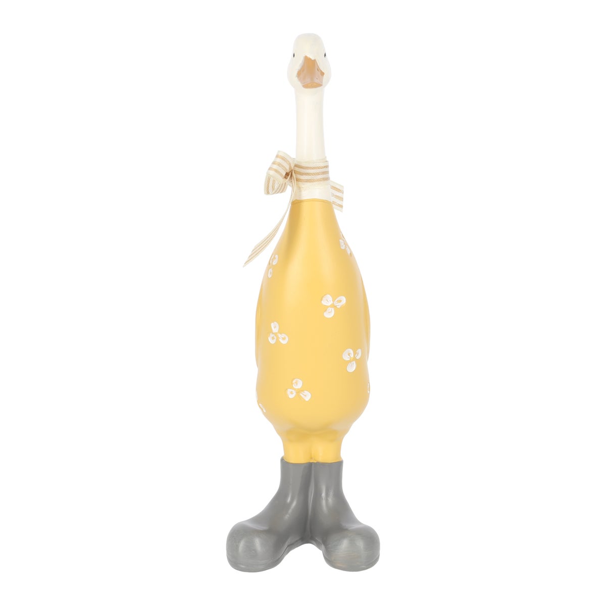 Eend staand oranje 23 cm Eend staand oranje 23 cm