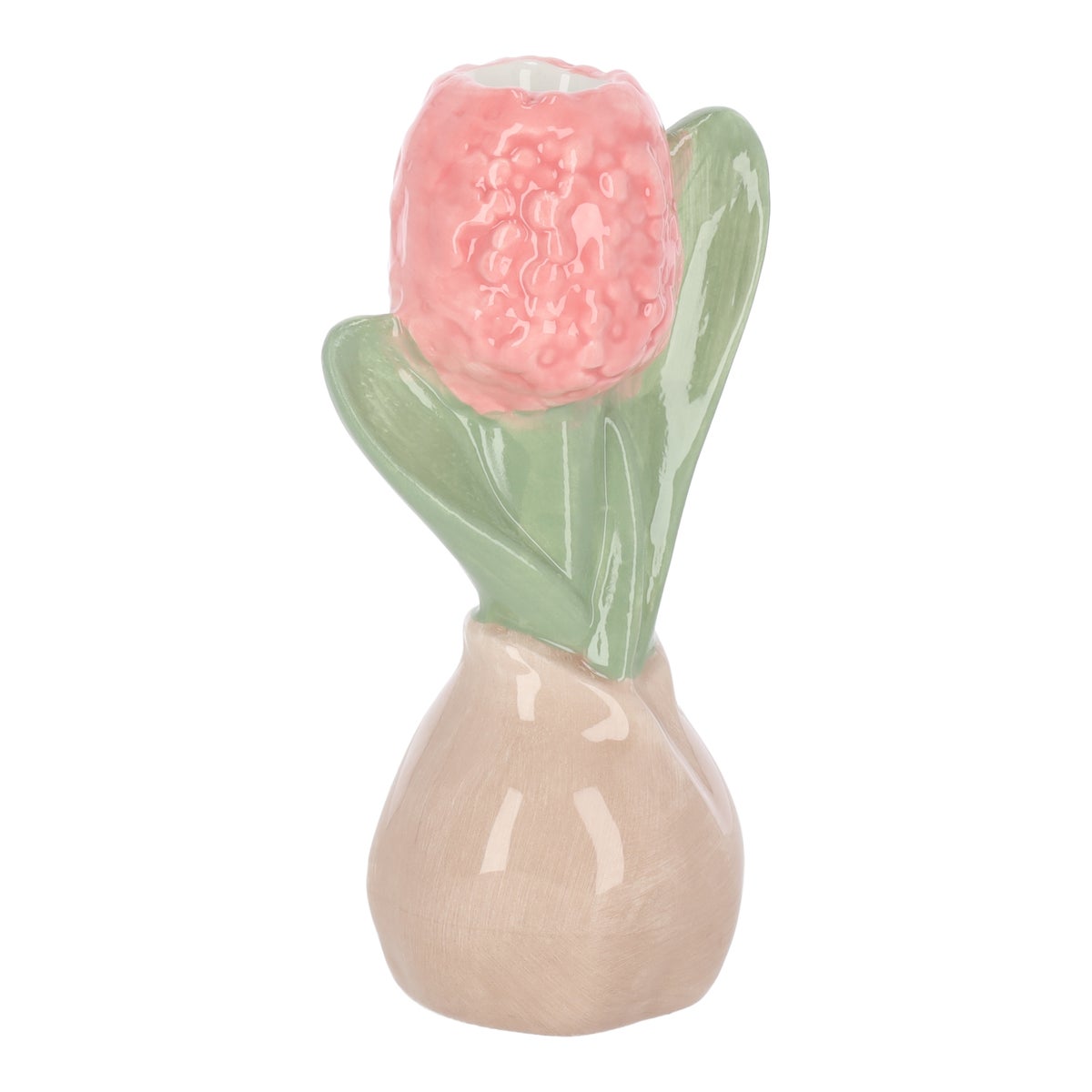 Kaarshouder hyacinth roze 16 cm Kaarshouder hyacinth roze 16 cm