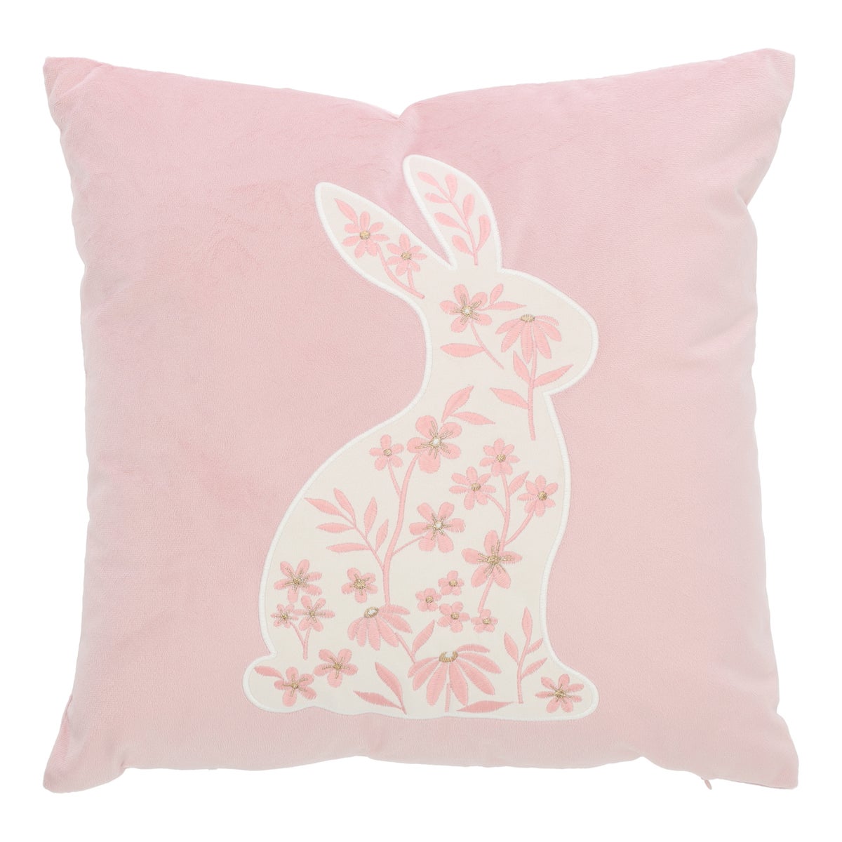 Kussen 45 x 45 cm konijn roze Kussen 45 x 45 cm konijn roze