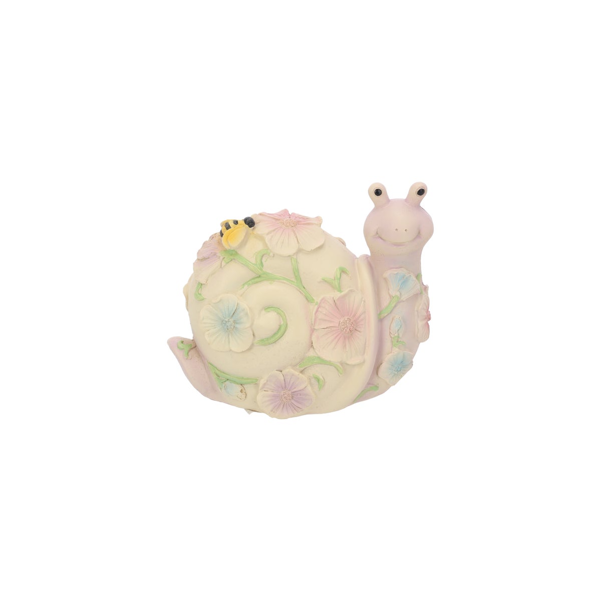 Slak decoratie bloemen 13 cm Slak decoratie bloemen 13 cm