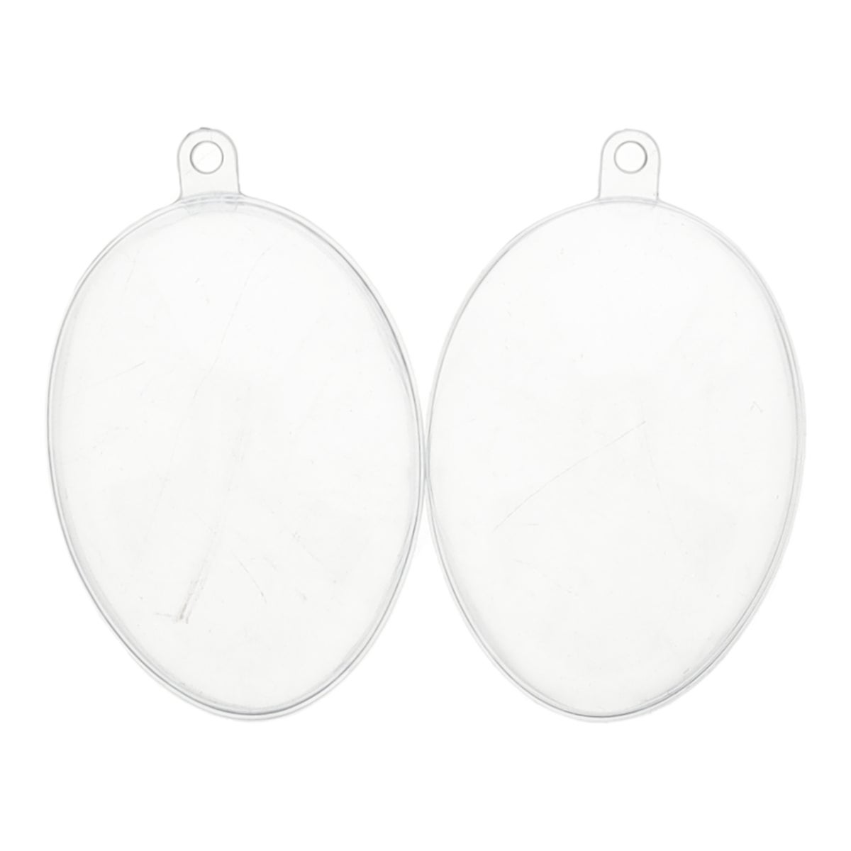 Ei plastic 6 cm vulbaar Ei plastic 6 cm vulbaar